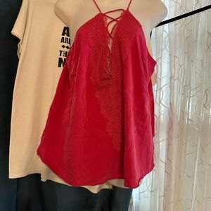 Sugarlips Vibrant Pink Lace Camisole